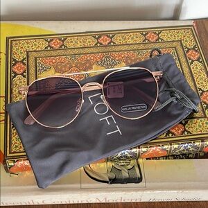 LOFT Rose Gold Sunglasses